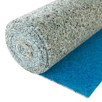 Blue carpet padding roll - professional carpet cushion installation in New Jersey